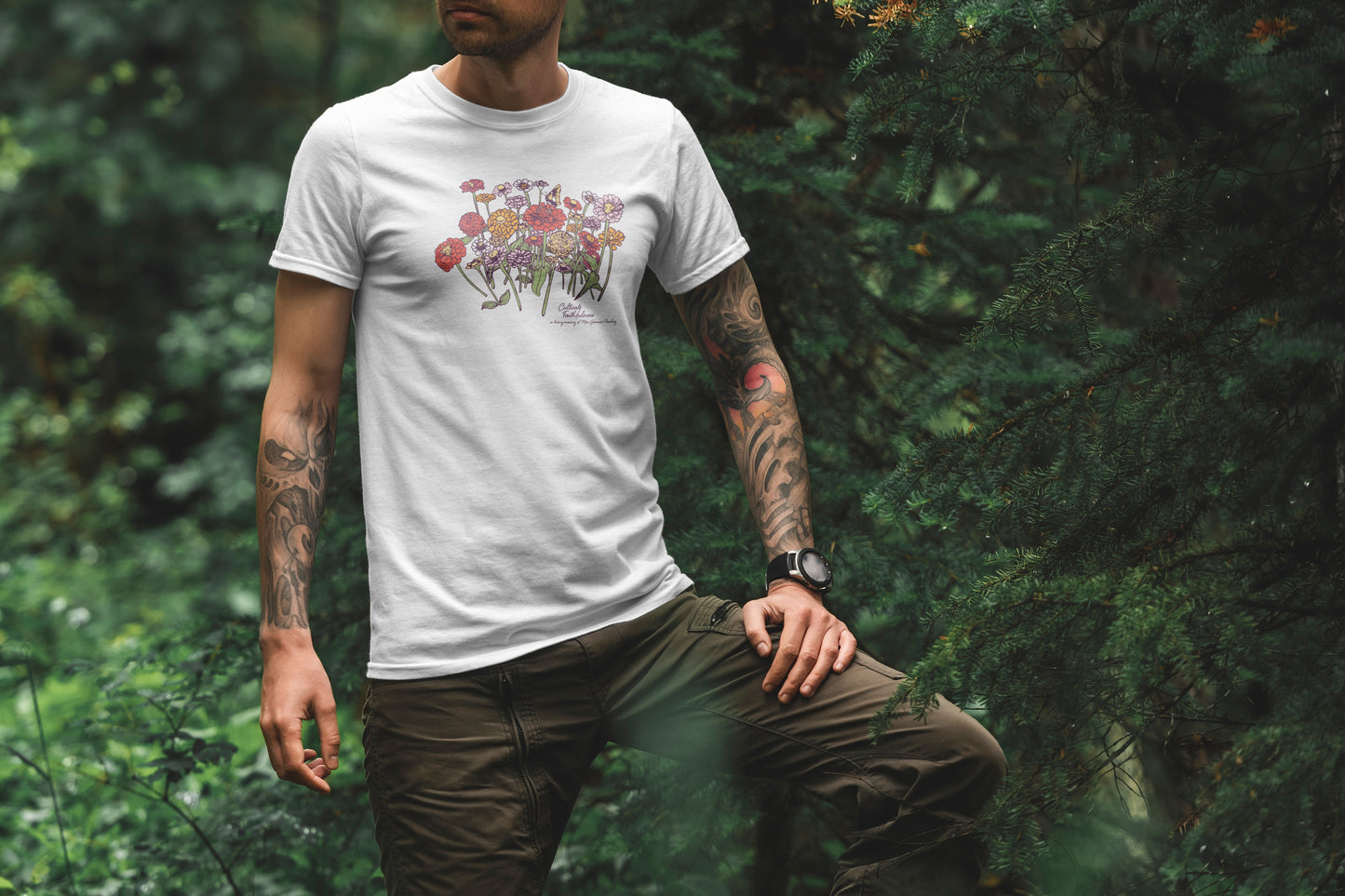 Memorial Tshirt- White Short Sleeve