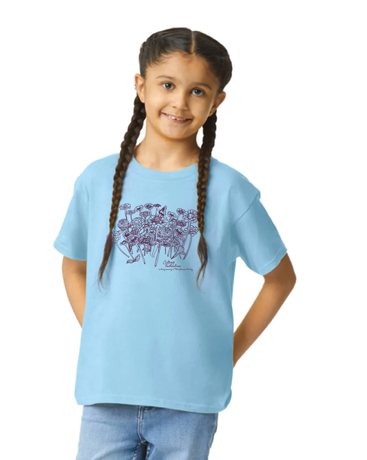 Kids- Memorial Tshirt- Light Blue Short Sleeve