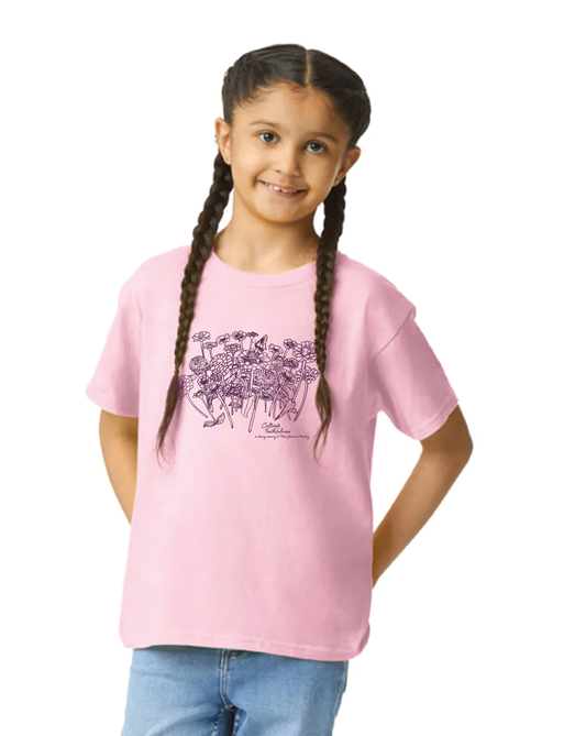 Kids- Memorial Tshirt- Light Pink Short Sleeve