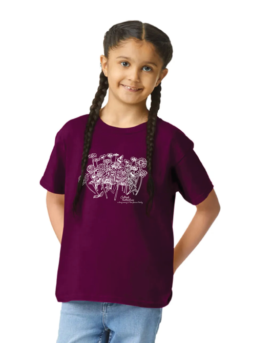 Kids- Memorial Tshirt- Maroon Short Sleeve