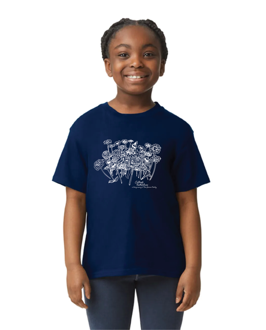 Kids- Memorial Tshirt- Navy Short Sleeve