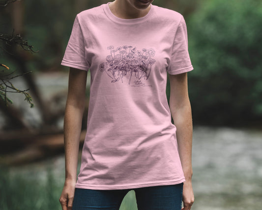 Memorial Tshirt- Light Pink Short Sleeve