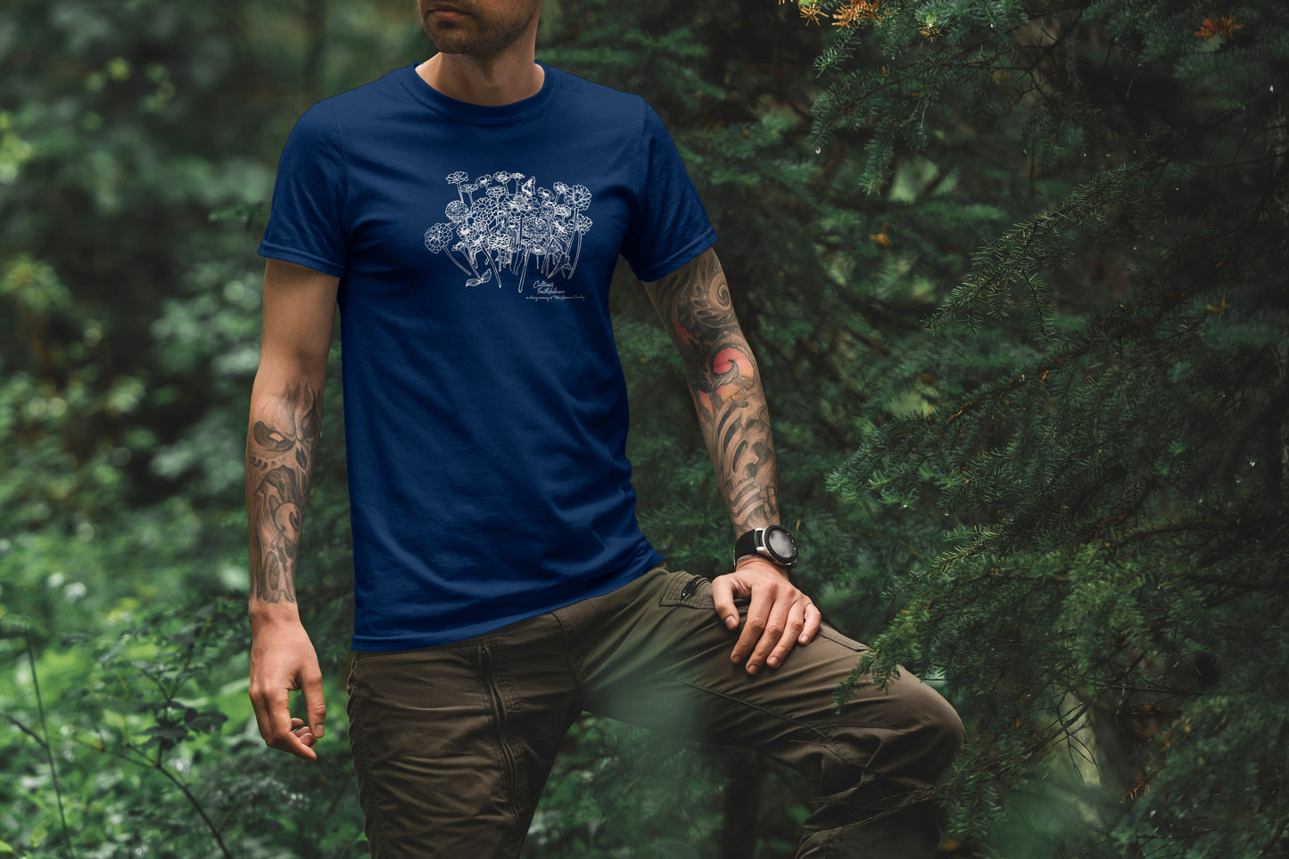 Memorial Tshirt- Navy Short Sleeve