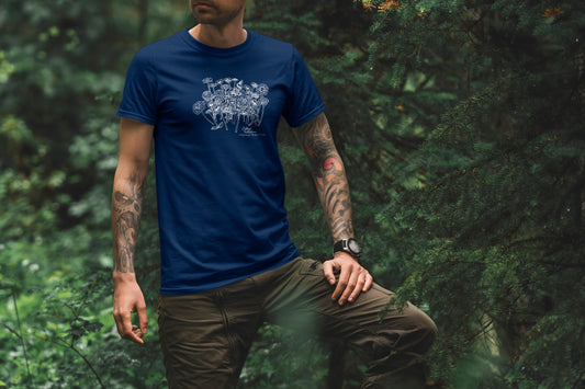 Memorial Tshirt- Navy Short Sleeve